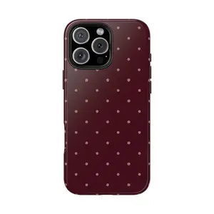 CHERRY POLKA DOTS Phone Case - Case for iP 8, X, 11, 12, 13, 14, 15, 16