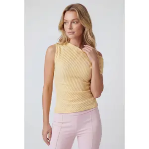 One Shoulder Asymmetrical Knit Top