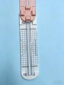 Pink Paper Cutter 4-in-1 Paper Trimmer Multi-Function Scrapbooking Tool with Straight, Wave, Perforated & Creasing Blades for Craft Paper,Cardstock, Coupon, Label, Photo,Postcard