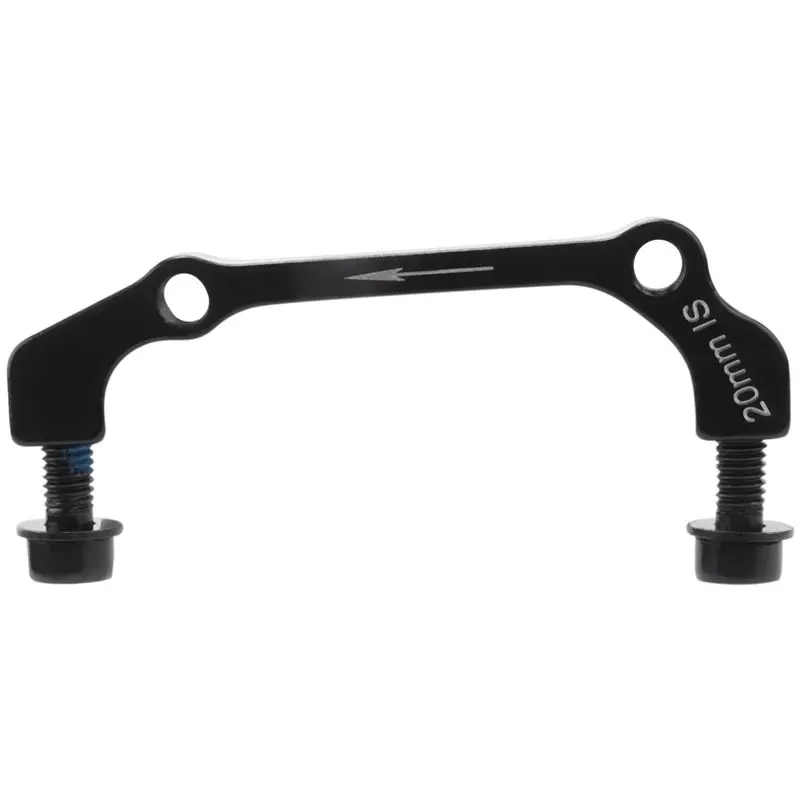 Aluminum Alloy Disc Brake Caliper Mount Adapter - IS/Post Interface, 74mm PM-Interface, Front 180mm/Rear 160mm, For Shimano Hayes Avid MTB Bikes, Frame & Fork Compatible, 2* Screws, 1* Conversion Block, Mountain Bikes