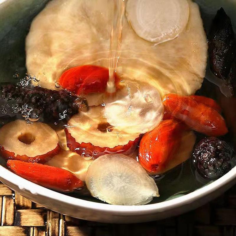 Ginseng Five Treasure Tea, Kidney Tea Formula Ginseng RedDate Natural Herbal Kidney Cleansing for Men Women, te de riñon Saludable Organica Health Beverage