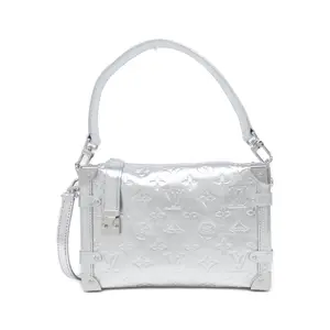 Pre-owned Louis Vuitton Calfskin Shoulder Bags Monogram Miroir Side Trunk Bag
