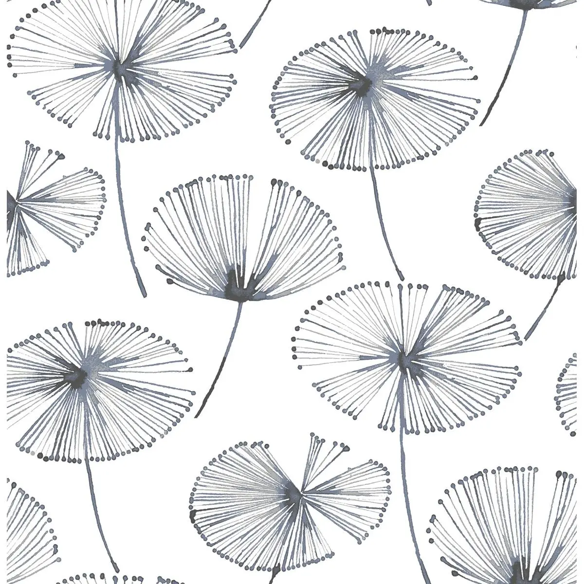 212 MAIN Aya Peel & Stick Wallpaper (NU2683) - Single Roll, 18ft Long, 20.5in Wide, Botanical Art, Removable Wall Decor, Indoor DIY Easy-Removal Home Hanging Supply, Peel and Stick Wallpaper Designs, 18 Feet Long