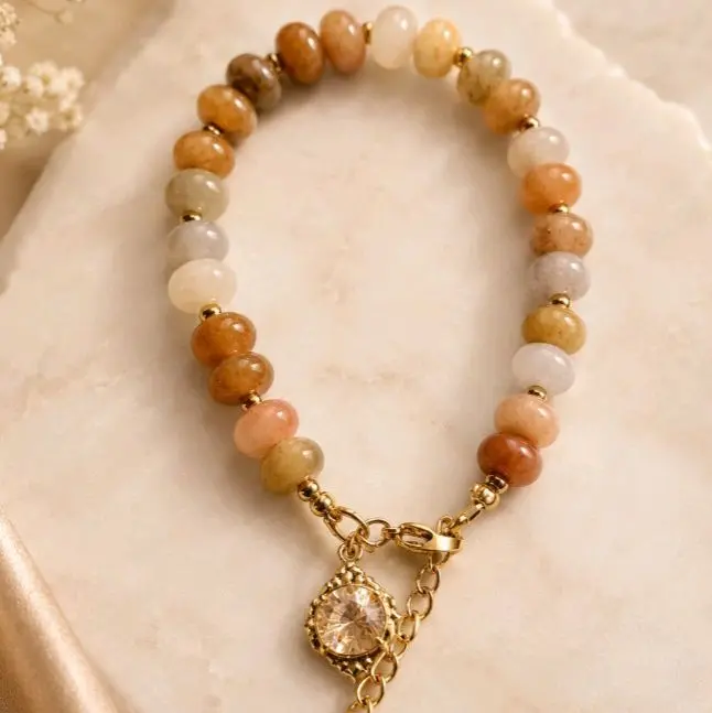 Natural Elegance Gemstone Bracelet