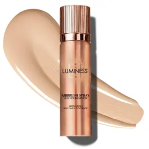 Luminess Airbrush Spray Silk Foundation – Easy-Apply Silk Formula with Hyaluronic Acid – Hydrating, Anti-Aging Makeup for Flawless, Long-Lasting Radiant Coverage