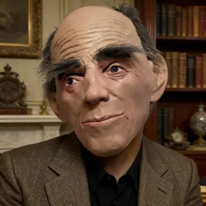 Realistic Bald Old Man Latex Mask – Mediterranean Grandpa Full Head Costume Grey Hair & Wrinkles For Halloween Cosplay Pranks & Party Props