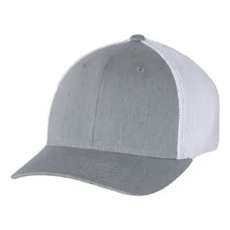 R-FlexFit Heather Gray/White L/XL