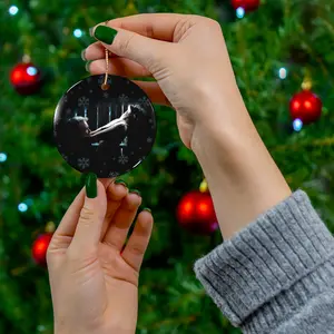 Dead Fuck - Ceramic Ornament, Stocking Stuffer, Funny Christmas Ornament, Meme Ornament, White Elephant Gift, Unique Ornament