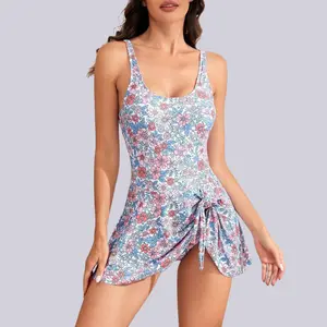 One-Piece Swimdress for Women – Tummy Control Skirted Swimsuit | Summer Outfits & Beach Outfits
