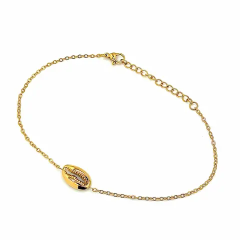 Cowrie Shell Anklet, Tarnish Resistant, Spiritual Jewelry, Silver Anklet, Gold Anklet, Hypoallergenic Jewelry, Stainless Steel, Shell Jewelry, Symbolic Jewelry,Abundance