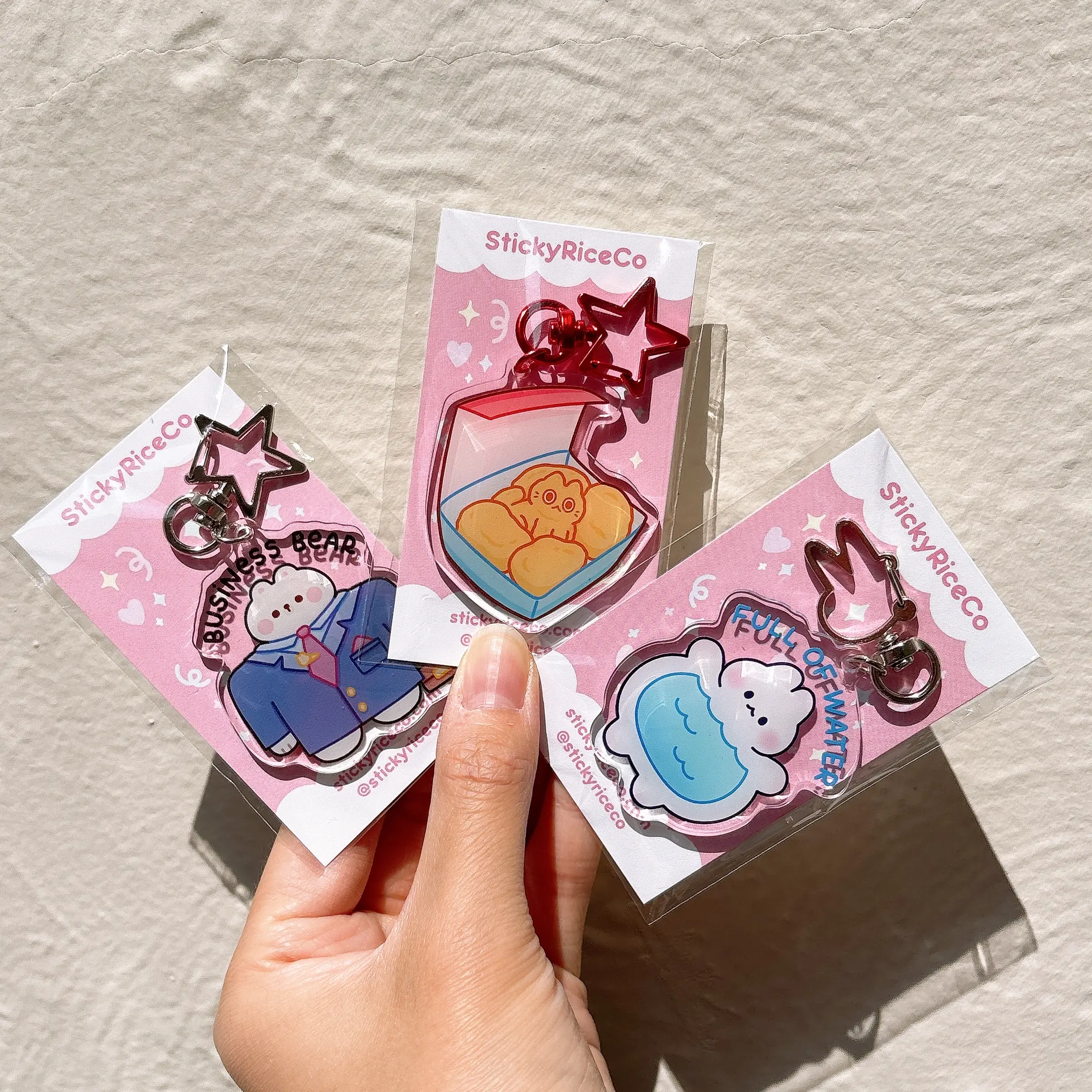 Cute Animal Acrylic Keychains