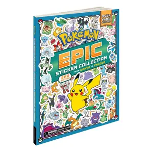 Pokémon Epic Sticker Collection 3rd Edition: From Kanto to Paldea: Over 1,400 Stickers! -- Pikachu Press - Paperback