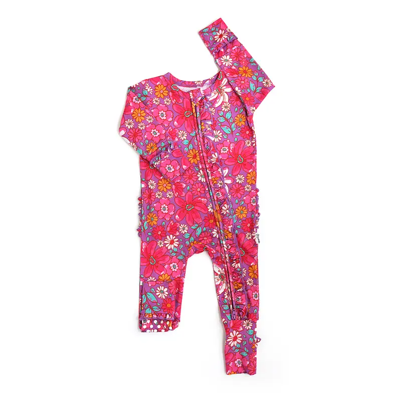Griffin ZIP Bamboo Baby Two Way Zip Doodle Dog Outfit Gigi and Max