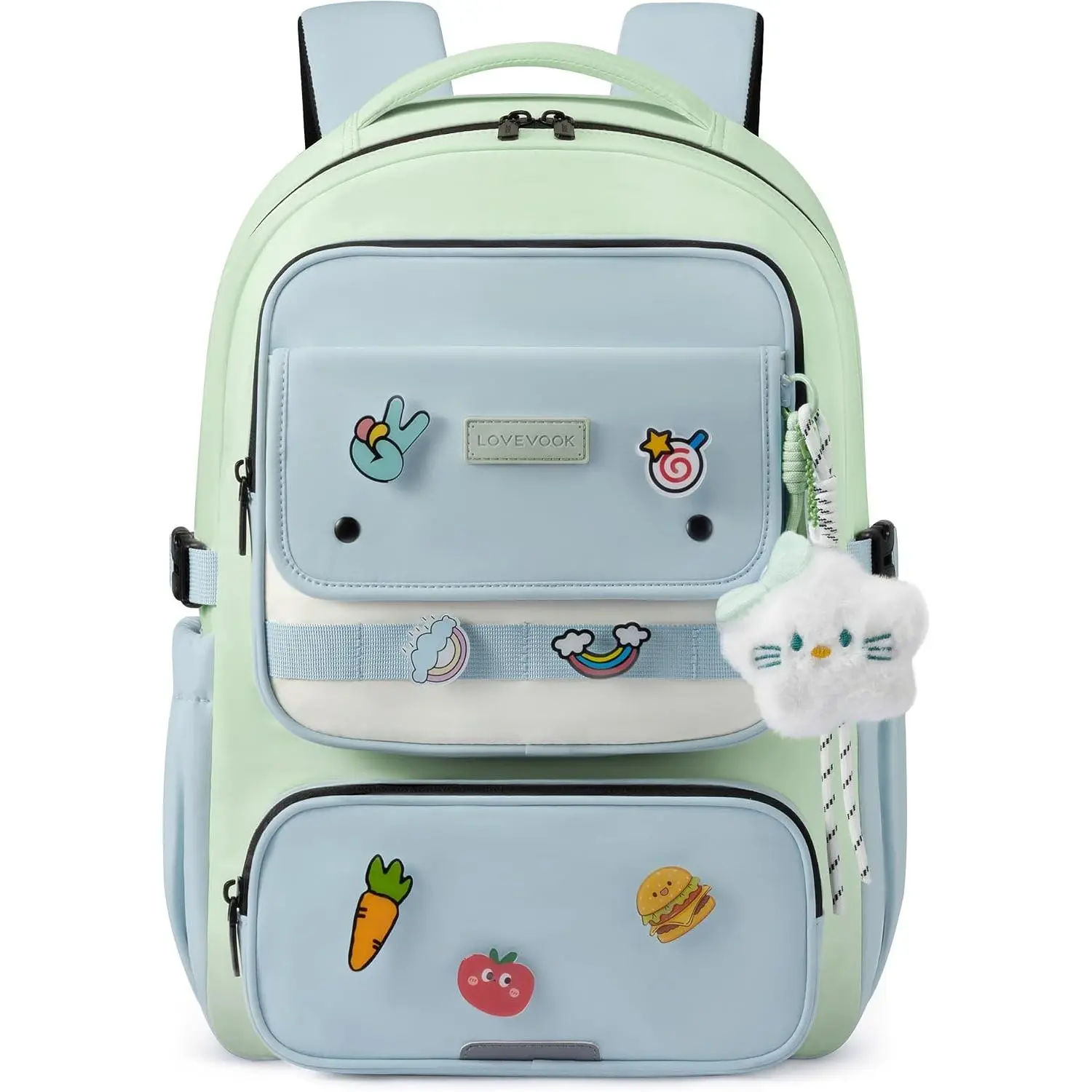 Sky Blue - Mint - Cream