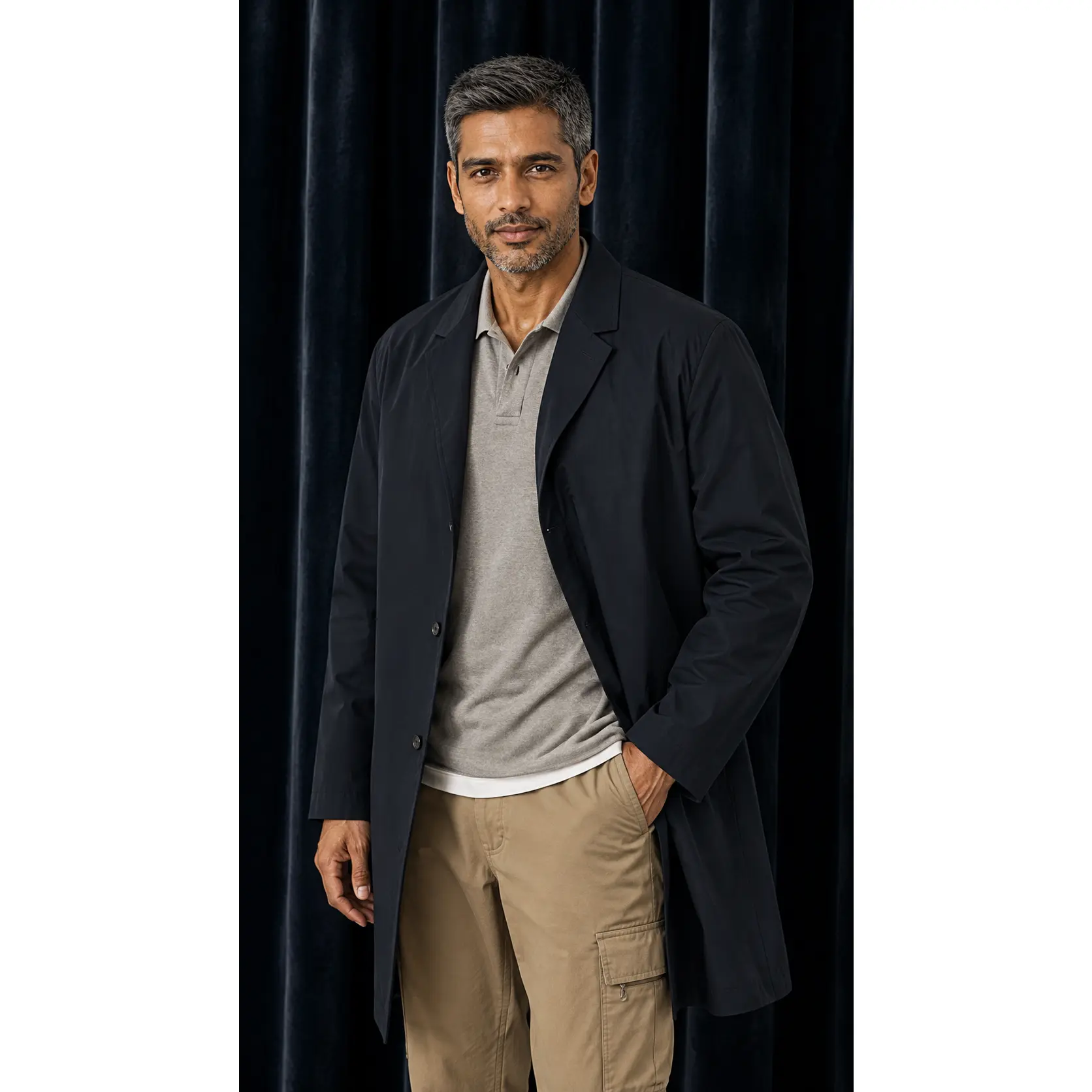 Lightweight Longline Blazer Coat