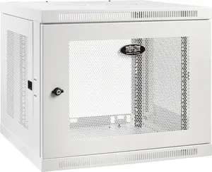 Tripp Lite TRL-SRW9UDPW 9U Steel Wallmount Rack Enclosure Cabinet, Indoor Rack Accessories with Deep Switch Depth, Removable Door, Easy Installation, White
