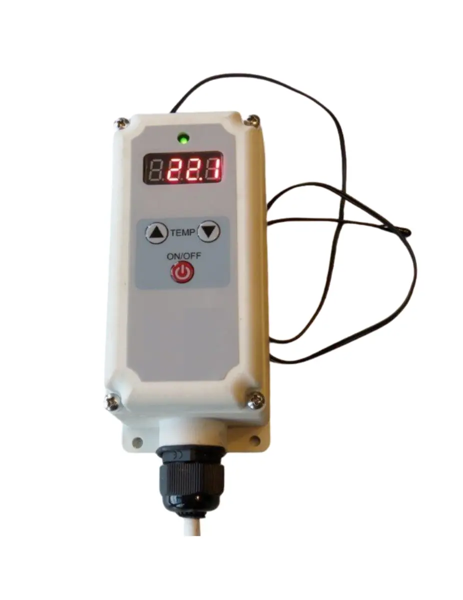 Tempro Electronic Heating/Cooling Temperature Controller - Adjustable Temperature Range from -30F to 220F