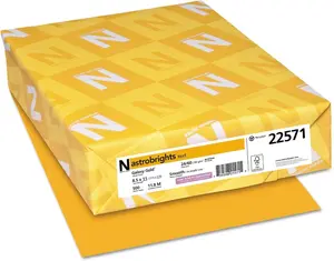 Neenah Paper 22571 Color Paper, 24lb, 8 1/2 x 11, Galaxy Gold, 500 Sheets