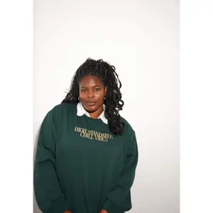 *LIMITED EDITION* High Standards Chill Vibes Sweater - EMERALD