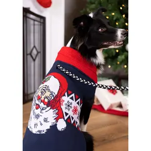 Vintage Santa Dog Sweater