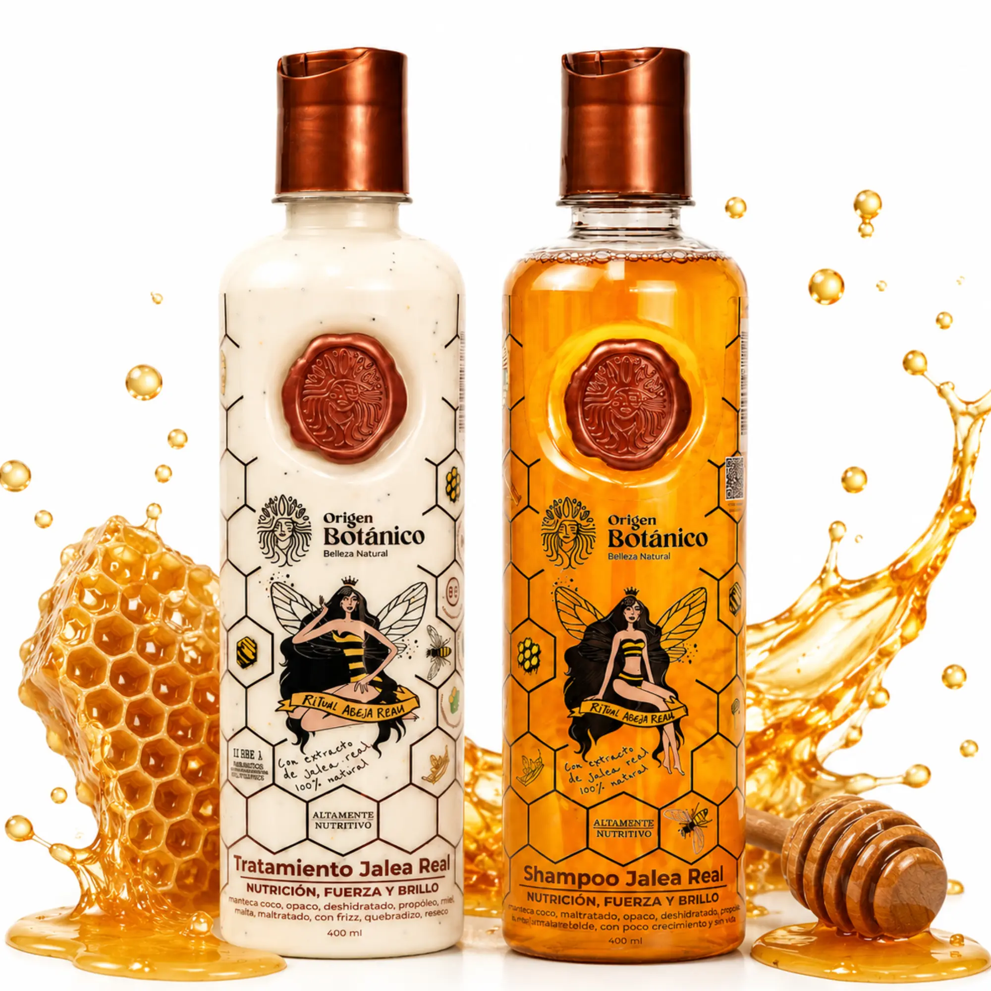 otanical Ritual - Royal Jelly Hair Kit – Nourishing Shampoo + 3-in-1 Treatment 400ml