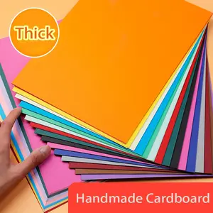 60 Sheets Of 30 Color Card Paper, 200gsm Thickened Card Paper, Paper Cuttings Window Paper, Origami Airplane Cardboard, Hand-Painted Greeting Cards