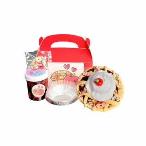 Apple Pie Slime Kit – DIY Butter Slime with Clay & Charms