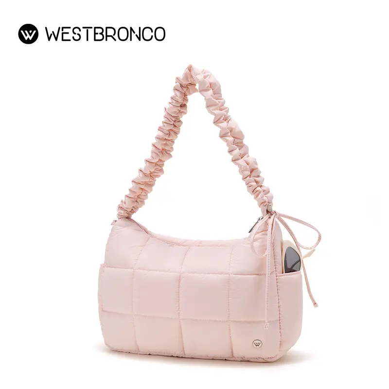 WESTBRONCO Women's Large Hobo Shoulder Bag - Fashionable Crossbody Bag, Everyday Purse, 2-Way Drawstring Scrunch Straps, Fast-Access Slots, Quick-Reach Pockets, Roomy Daily Carry for Work, Gifts for Adulting Women