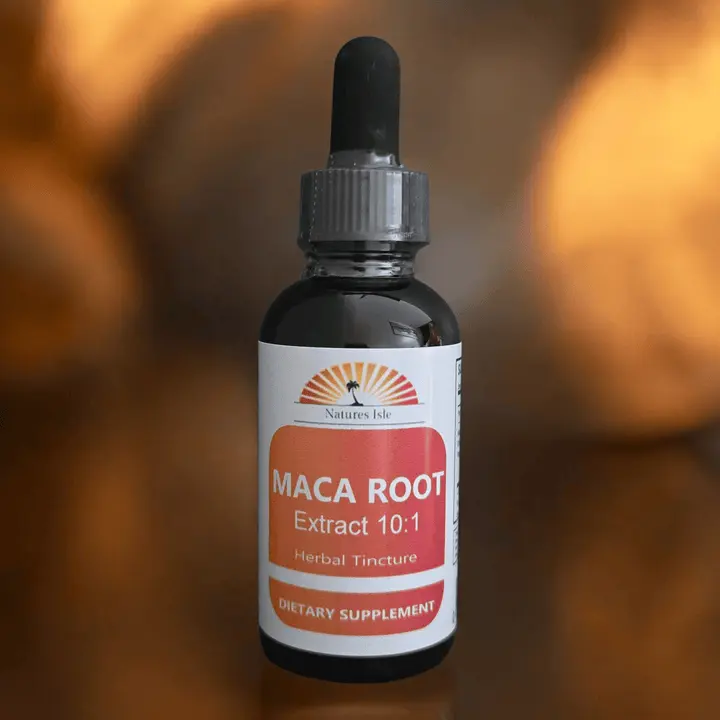 Maca Root Extract 10:1 Concentrated Tincture, Herbal Supplement for Health & Wellness Support