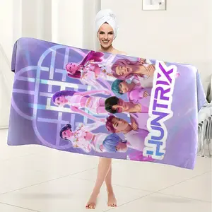 Super Soft Microfiber Bath & Beach Towels, Quick-Dry Lightweight Design, Ideal for Bathroom, Travel, Yoga, Camping, Gym Use