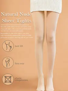 Skin-Friendly Nude Stockings, High Stretch Transparent Pantyhose, Slimming Invisible Socks, Office Babe Choice, Casual & Formal Wear