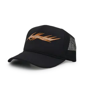 Super Moto Trucker Hat Black