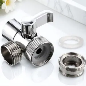 Multifunctional Quick Connect Faucet Valve Adapter, Anti-Leak Dual Mode Core, Kitchen Bathroom Outdoor Tap Connector, Durable Water Saving Accessory