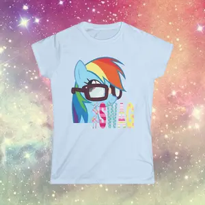 Women's Softstyle Tee MLP 2000's geek