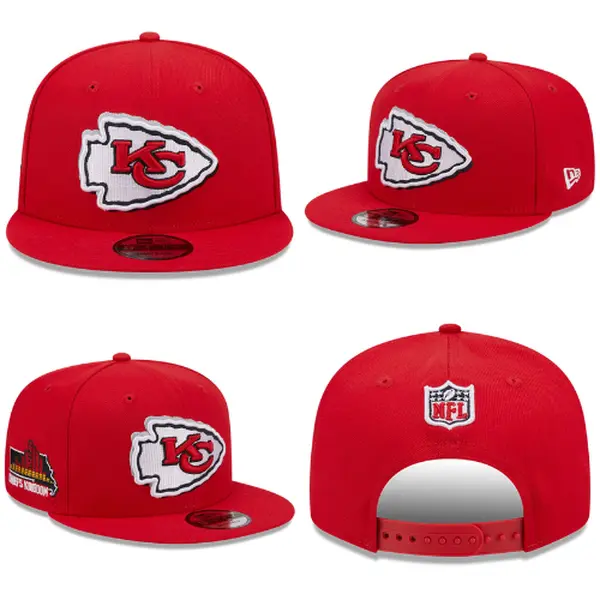 Men's New Era Red Kansas City Chiefs 2024 NFL Draft 9FIFTY Snapback Hat