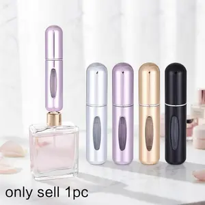 Refillable Mini Perfume Atomizer: Leak-proof Travel Size Spray Bottle for Women and Men, Perfect Gift for Friends, Lovers, and Family. FAA Carry-on Approved Portable Fragrance Container.
