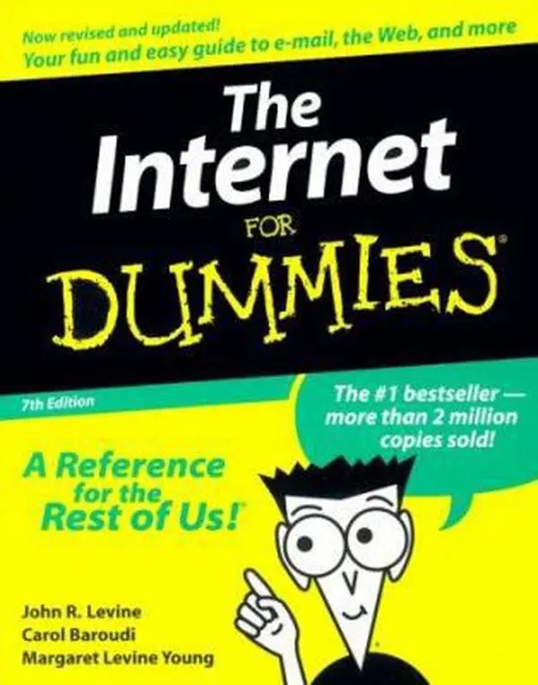 USED Book - The Internet For Dummies by John R. Levine (Paperback) - english