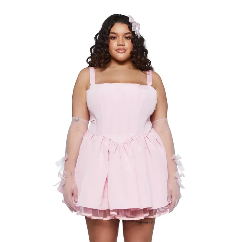 Plus dress pink - TikTok Shop Plus dress pink - TikTok Shop
