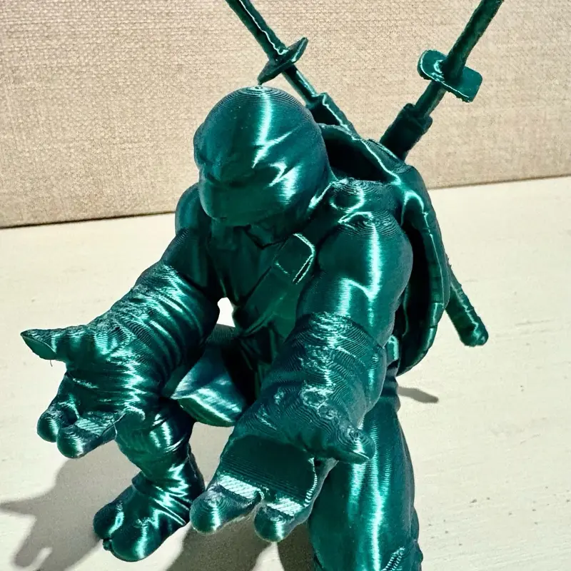 3D Turtle Ninja Pencil Holder - Unique Design for Organizing Your Desk