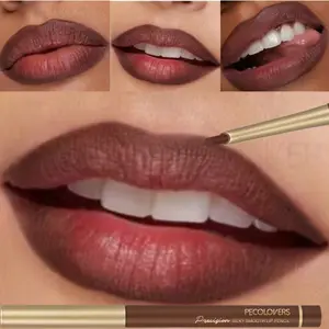 1PC Matte Lipstick Lip Liner Pen Nude Color Long-Lasting Waterproof Smooth Lip Liner Suitable for Daily Wear Lipliner