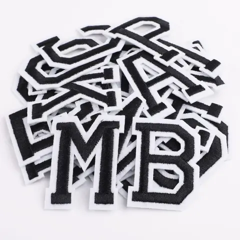 26pcs Iron-On Embroidered Letters Set, Alphabet Sets Patches A-Z, Easy-Apply Iron-On Customizable Designs for Customizing Clothes & Accessories