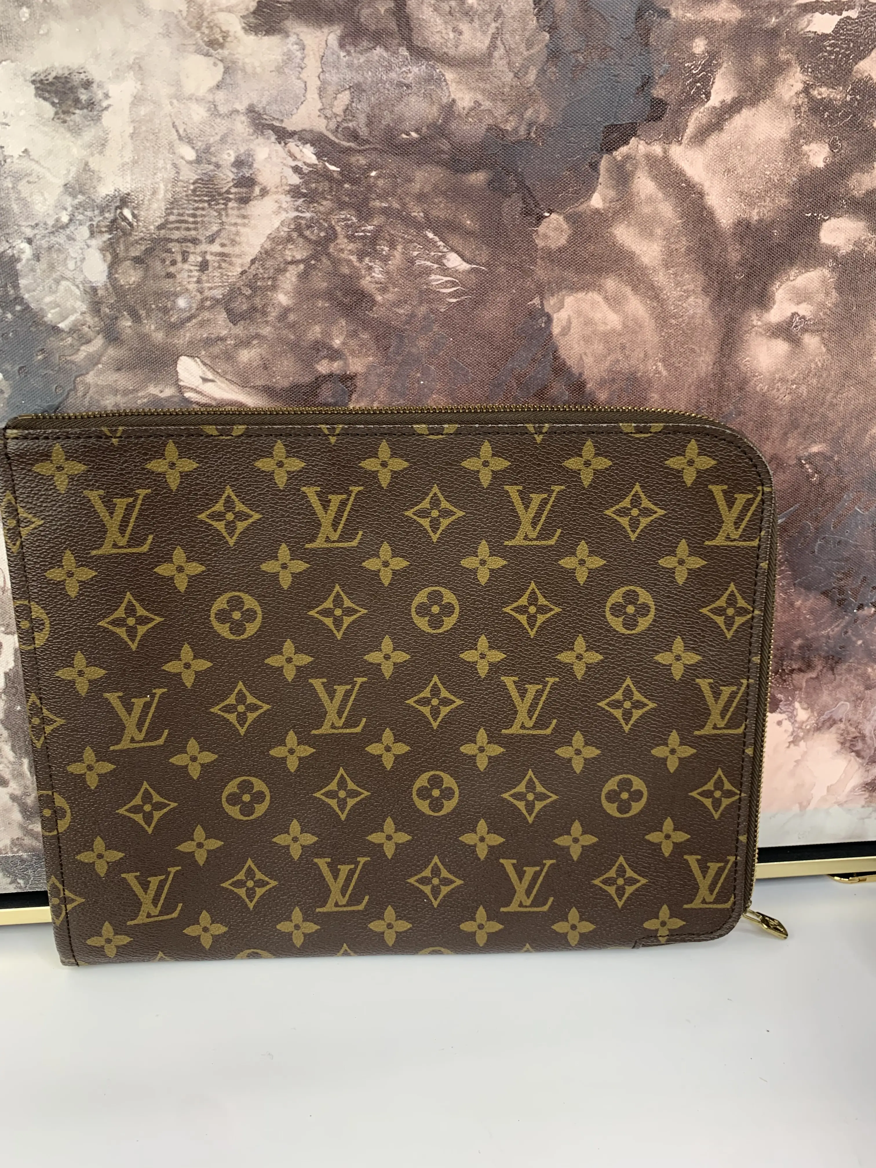 Pre-owned Louis Vuitton canvas Clutches & Wristlets Ipad sleeve or Clutch