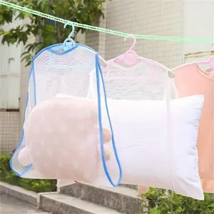 1pc Creative Pillow Drying Bag, Windproof Pillow Core Drying Bag, Pillow Mesh Bag, Laundry Mesh Drying Bag, Drying Storage Bag, Home Goods