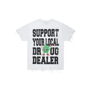 Tarl White Oversized Graphic T-Shirt