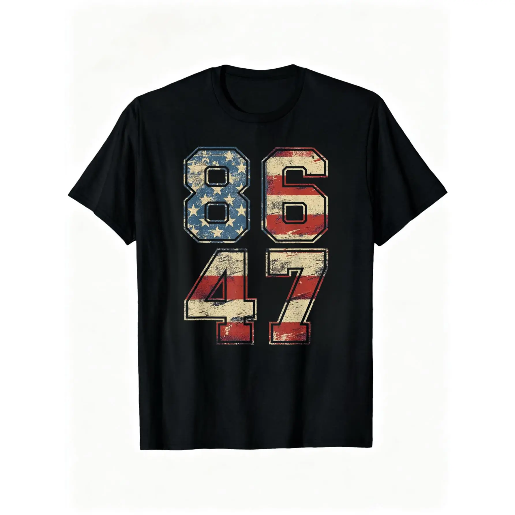 100% Cotton Retro Vintage 8647 Tee for Men Women T-Shirt