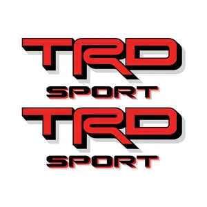TRD Sport Decals for New Toyota Tacoma Replacement Stickers / Red