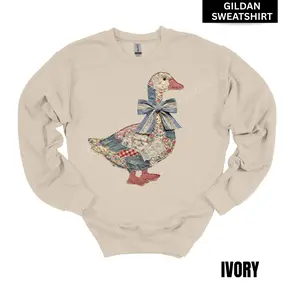 Bunny PATCHWORK Gildan Sweatshirt
