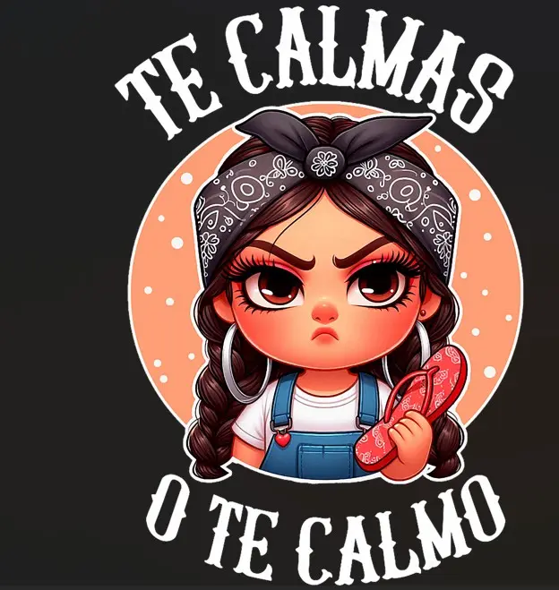 Te Calmas Ready-to-Press DTF Heat Transfer - DIY Craft Supplies, Apparel Decoration Material for Cotton-Polyester Fabrics, 300-320°F Press Settings