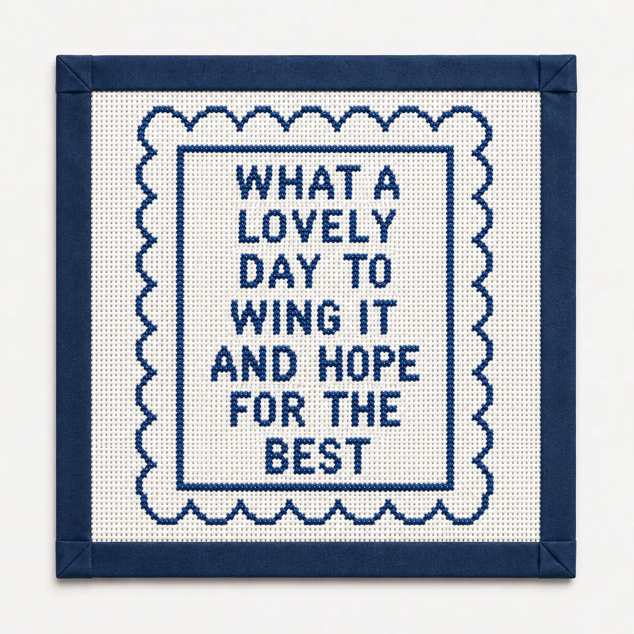 Lovely Day Printed Needlepoint Canvas Lovely Day Printed Needlepoint Canvas