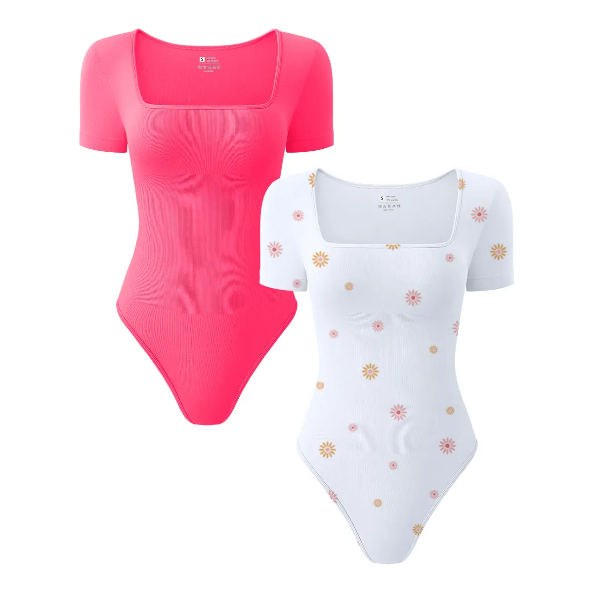 Fluorescent pink,Sunflower White